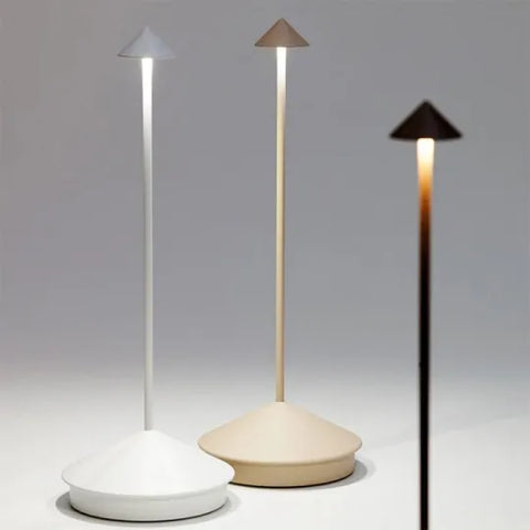 Lampa Bezprzewodowa Aria | Lampa Stolikowa Nowoczesna | Aluminiowa, Ściemniana, Do Użytku Wewnątrz i Na Zewnątrz