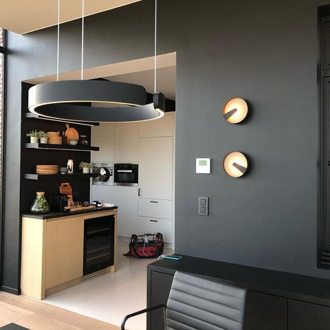 Lampa Wisząca Circa | Nowoczesna Lampa Sufitowa LED | Okrągła Forma z Metalu