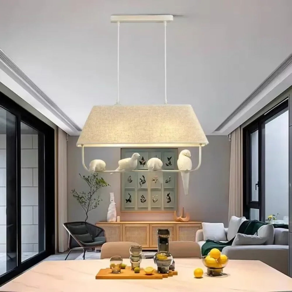 Lampa Ava | Lampa Wisząca Dekoracyjna | Ceramiczny Akcent z Motywem Ptaka