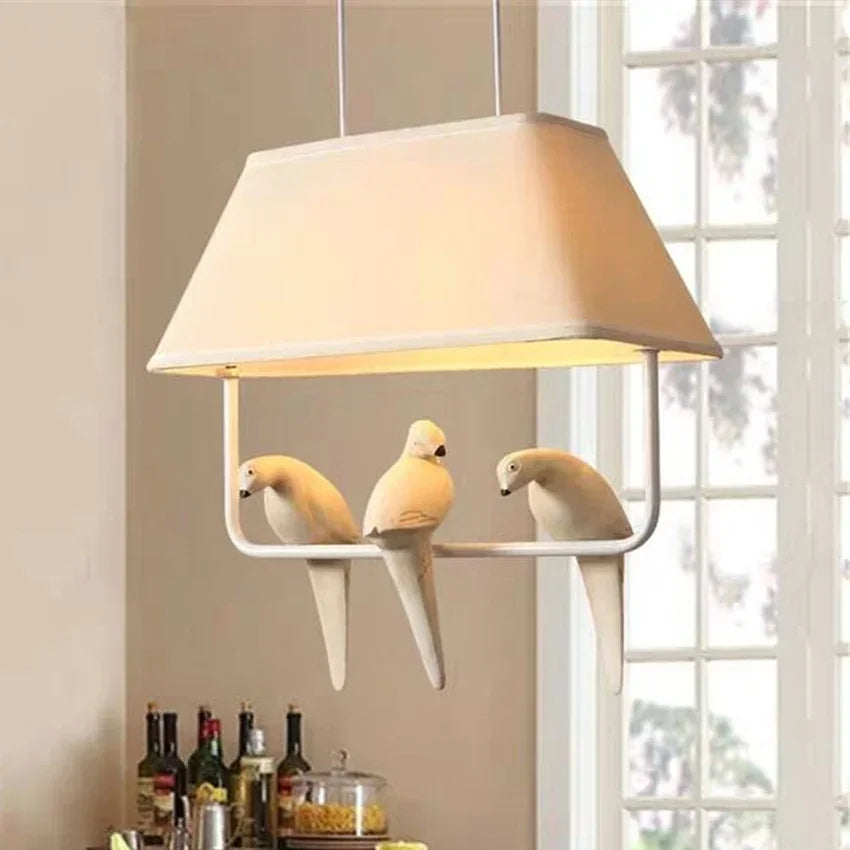 Lampa Ava | Lampa Wisząca Dekoracyjna | Ceramiczny Akcent z Motywem Ptaka