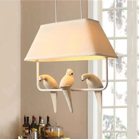 Lampa Ava | Lampa Wisząca Dekoracyjna | Ceramiczny Akcent z Motywem Ptaka