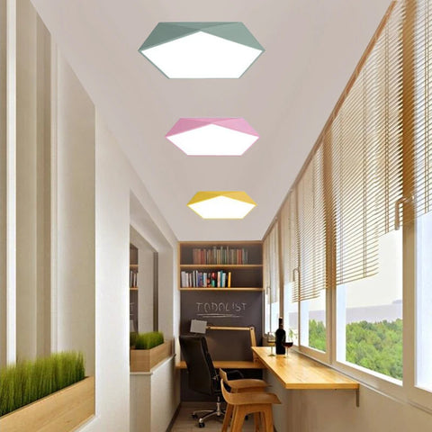 Ciren | Lampa Sufitowa LED | Regulowana Barwa Światła | Sterowanie Pilotem