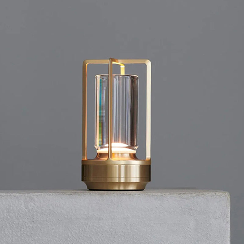 LATARNIA LUMIRA | Kryształowa Lampa LED | Dotykowa, USB, Styl Natural Elegance