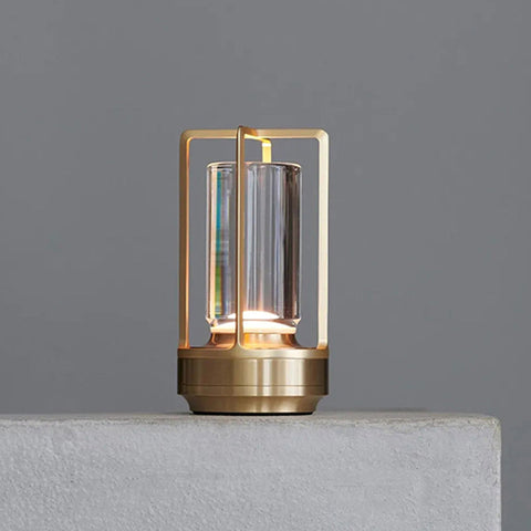 LATARNIA LUMIRA | Kryształowa Lampa LED | Dotykowa, USB, Styl Natural Elegance