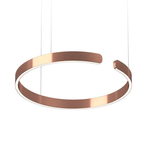 Lampa Wisząca Circa | Nowoczesna Lampa Sufitowa LED | Okrągła Forma z Metalu
