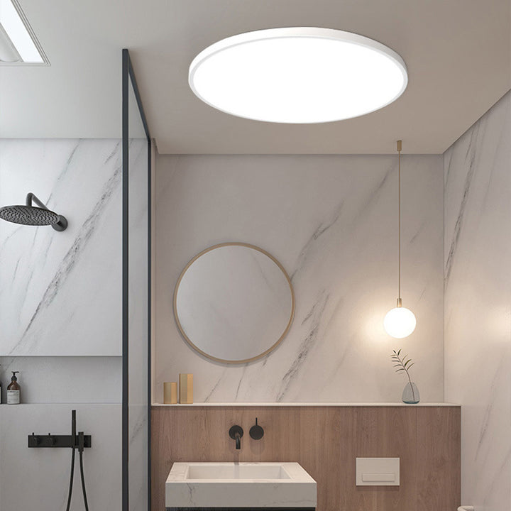 Plafon Aureo | Lampa Sufitowa LED | Złoty Pierścień i Matowe Światło