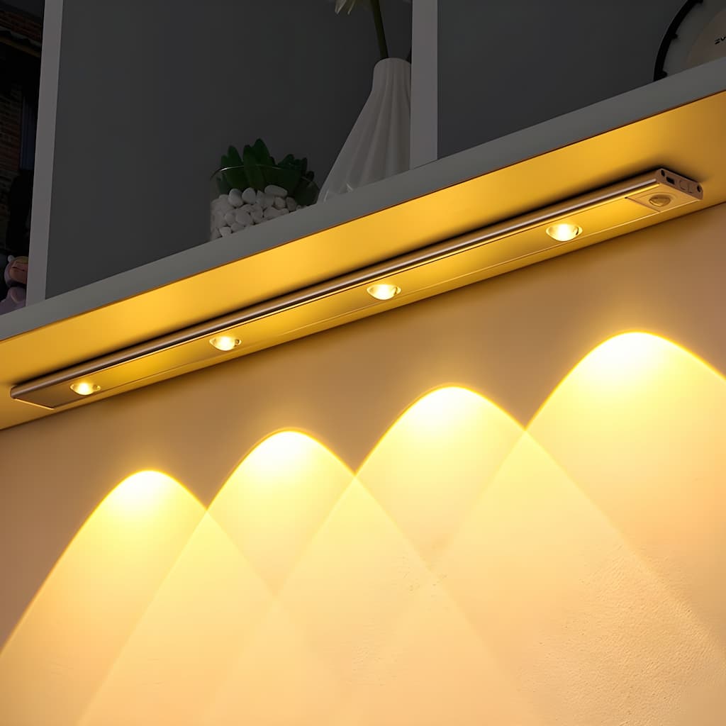 Lampa Świetlina | Bezprzewodowe Oświetlenie LED | Czujnik Ruchu i Ładowanie USB
