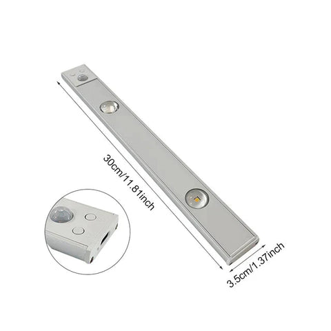 Lampa Świetlina | Bezprzewodowe Oświetlenie LED | Czujnik Ruchu i Ładowanie USB