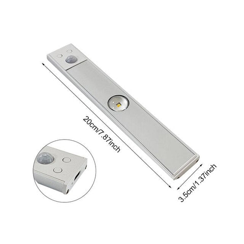 Lampa Świetlina | Bezprzewodowe Oświetlenie LED | Czujnik Ruchu i Ładowanie USB