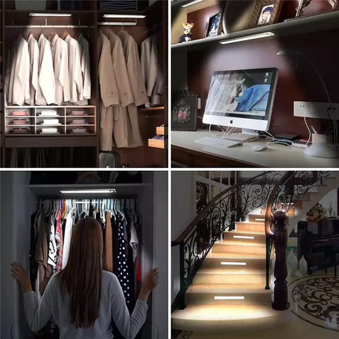 Świetlny Pasek Schodowy z Czujnikiem Ruchu | Oświetlenie LED do Domu