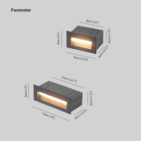 Oprawa zewnętrzna Ray | Lampa nawierzchniowa LED | IP65 metal i akryl