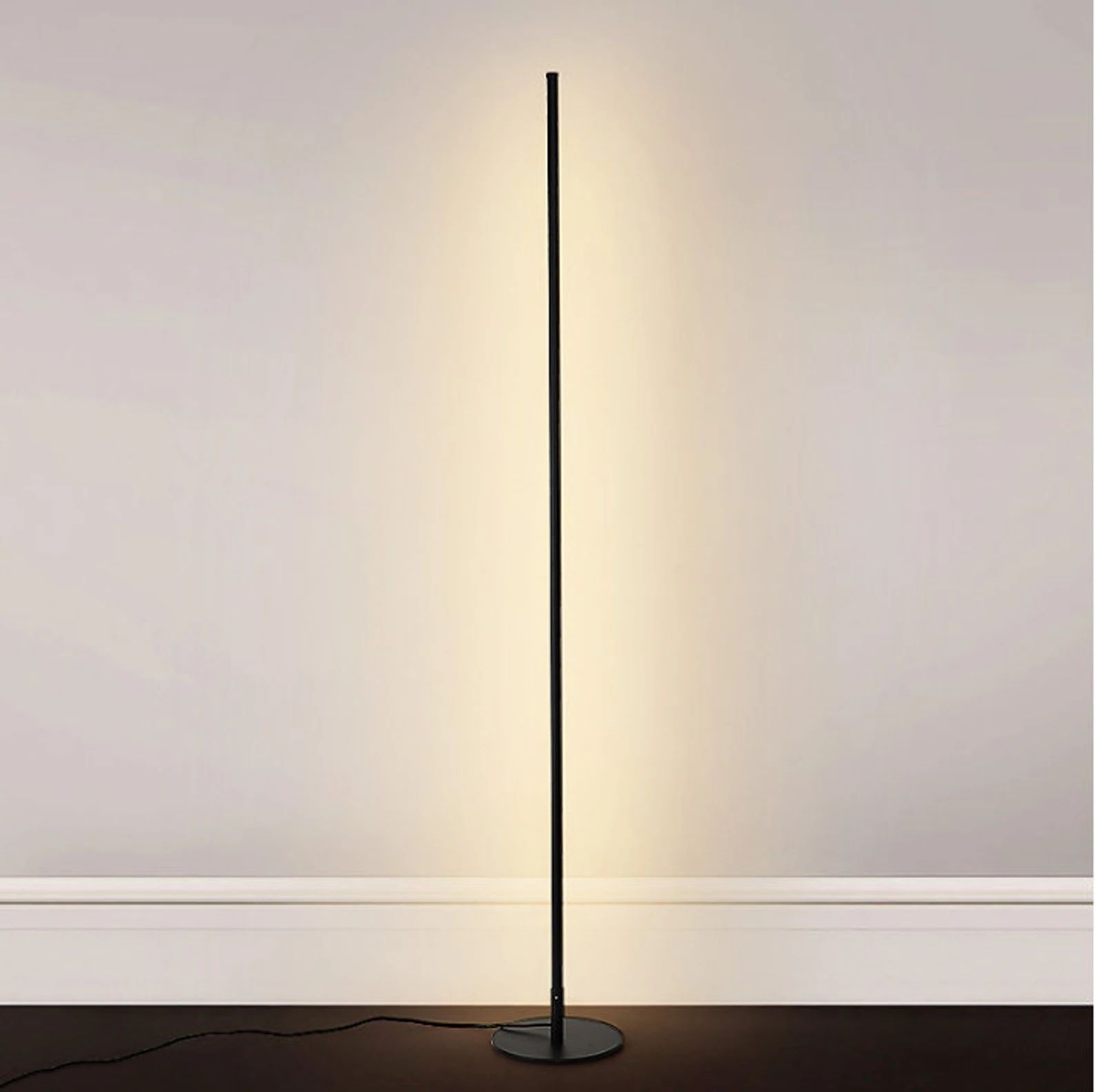 Lampa Podłogowa LED | Minimalistyczne Oświetlenie | Aluminium i Akryl