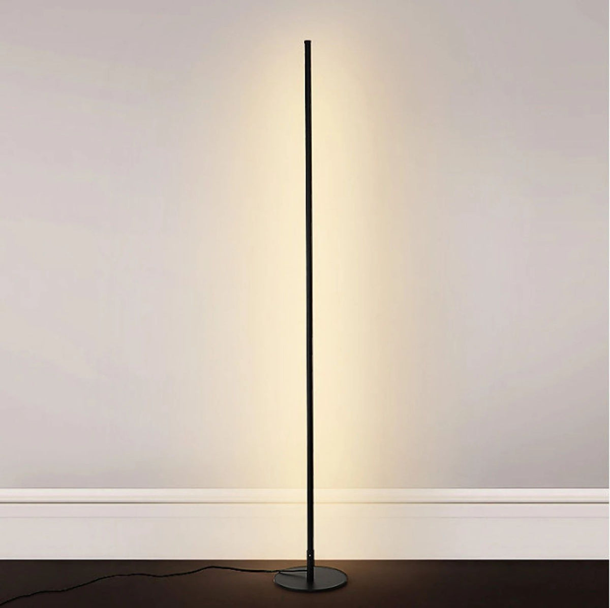 Lampa Podłogowa LED | Minimalistyczne Oświetlenie | Aluminium i Akryl