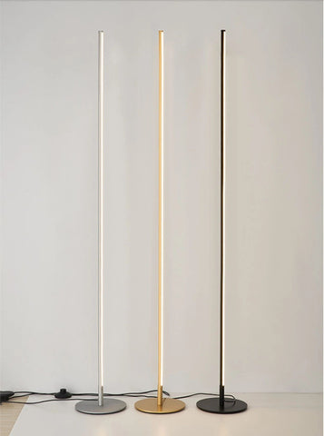 Lampa Podłogowa LED | Minimalistyczne Oświetlenie | Aluminium i Akryl