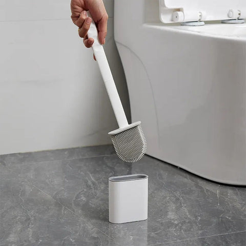 Nexa | Szczotka do WC | Silikonowa z Uchwytami Ściennymi