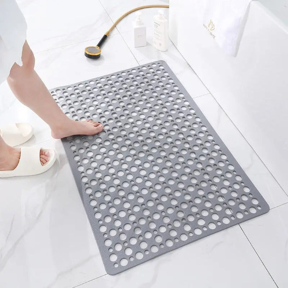 Mata łazienkowa FlowGrip | Antypoślizgowa mata do prysznica | Perforowane PVC