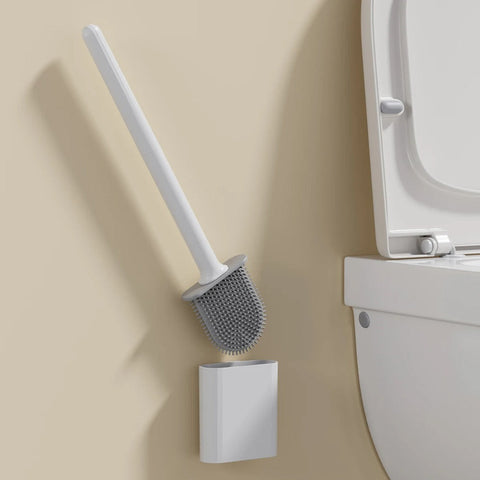 Nexa | Szczotka do WC | Silikonowa z Uchwytami Ściennymi