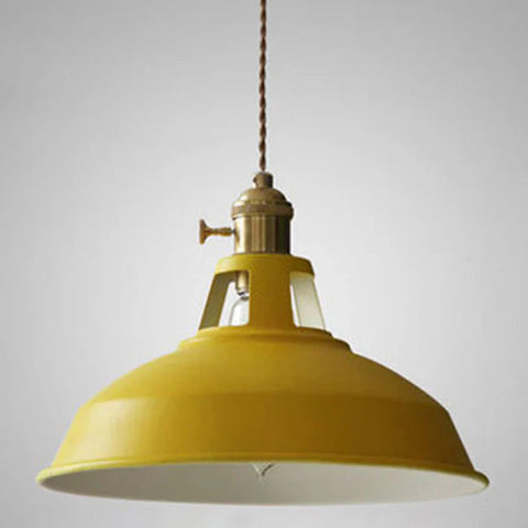 Lampa IronGlow | Lampa Wisząca Industrialna | Metalowy Klosz Retro