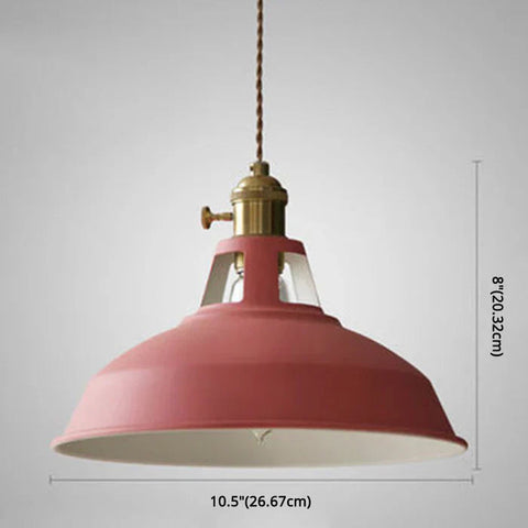 Lampa IronGlow | Lampa Wisząca Industrialna | Metalowy Klosz Retro