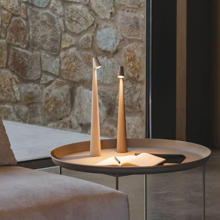 Lampa Stołowa Kalem LED | Bezprzewodowa Lampa Designerska | Minimalistyczne Oświetlenie USB