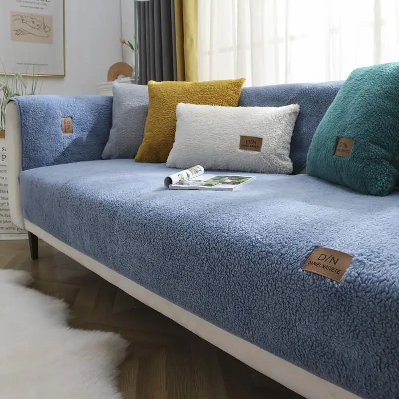 Pokrowiec Sofiero | Pokrowiec na Sofę Teddy Fleece | Miękka Ochrona i Dekoracja