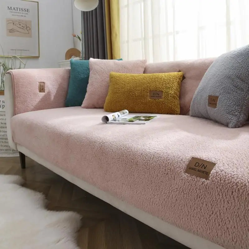 Pokrowiec Sofiero | Pokrowiec na Sofę Teddy Fleece | Miękka Ochrona i Dekoracja