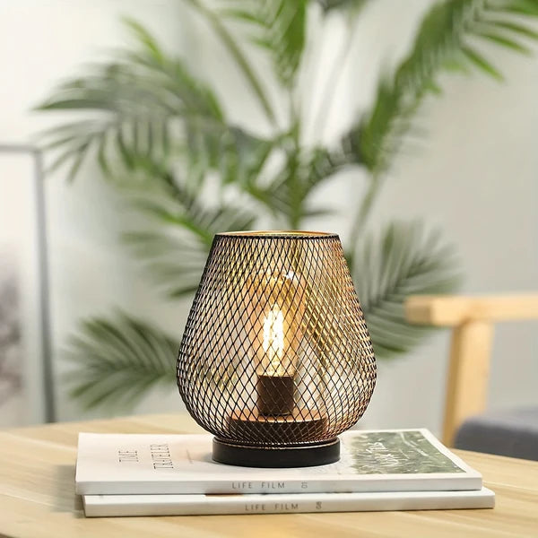 Lampa Siatkowa Lumo | Lampa Stołowa Dekoracyjna | Metalowa Oprawa