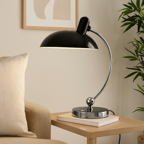 Lampa Biurkowa ArcForm | Nowoczesne Oświetlenie Stołowe | Regulowana Metalowa Konstrukcja
