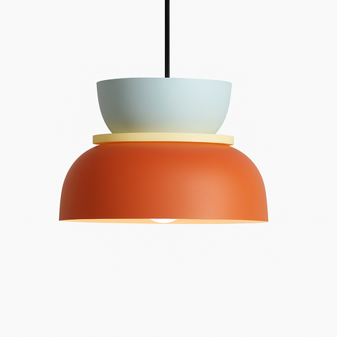 Lampa Wisząca Macaron | Skandynawski Styl | Kolorowy Metal