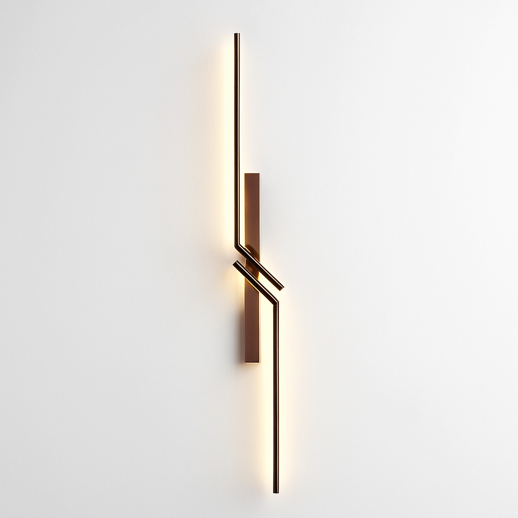 LAMPA ŚCIENNA LINORA LED | Minimalistyczne Oświetlenie Japandi | Aluminiowa Lampa Pionowa