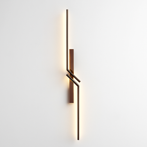 LAMPA ŚCIENNA LINORA LED | Minimalistyczne Oświetlenie Japandi | Aluminiowa Lampa Pionowa