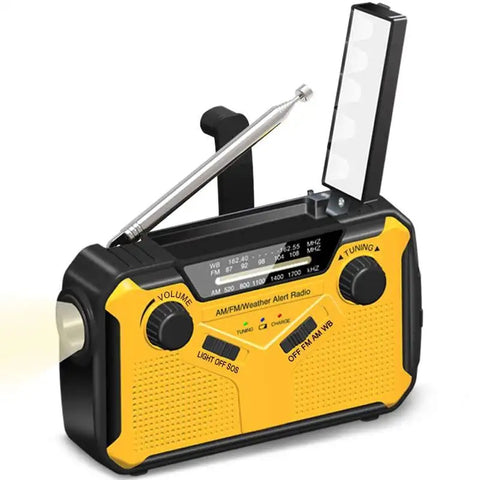 Radio Alarmowe Nirox | Radio z Alertami Pogodowymi | AM/FM/WB z Funkcją SOS