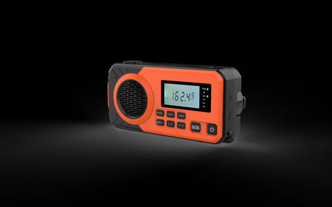 Radio DAB+ Korrin | Cyfrowe Radio Awaryjne | Zasilanie Korbkowe i Bluetooth