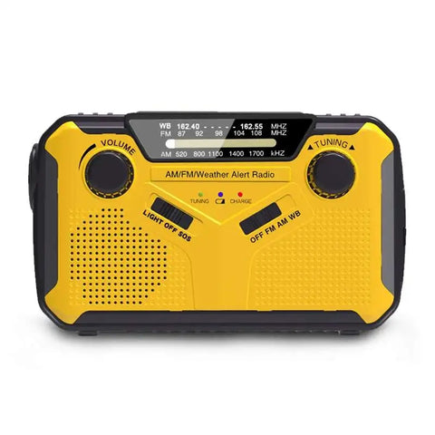 Radio Alarmowe Nirox | Radio z Alertami Pogodowymi | AM/FM/WB z Funkcją SOS