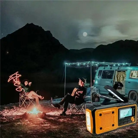 Radio Awaryjne Vargo | Outdoor Elektronika | Wyświetlacz LCD i Zasilanie Korbkowe