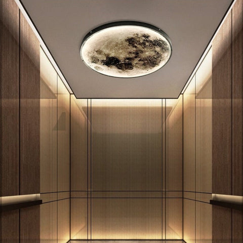 Lampa Ścienna Księżyc | Efekt 3D | LED ze Ściemniaczem i Pilotem