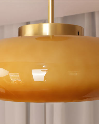La Mémoire | Lampa sufitowa dekoracyjna | Szkło i żelazo w stylu vintage modern