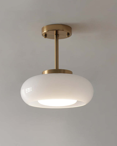 La Mémoire | Lampa sufitowa dekoracyjna | Szkło i żelazo w stylu vintage modern