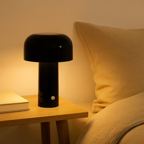 Lampa Mushroom Dotykowa | Przenośna Lampa Stołowa LED | USB Ładowanie