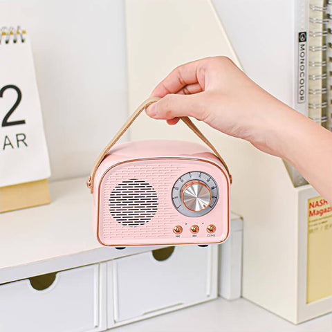 Głośnik Bezprzewodowy Vinta | Retro Odtwarzacz Bluetooth | Klasyczny Styl z Nowoczesną Technologią