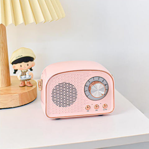 Głośnik Bezprzewodowy Vinta | Retro Odtwarzacz Bluetooth | Klasyczny Styl z Nowoczesną Technologią