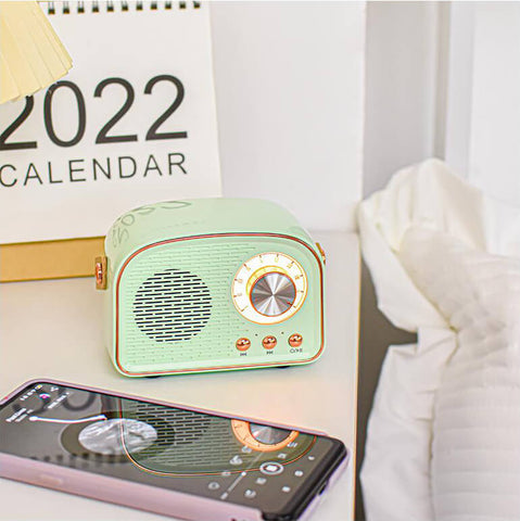 Głośnik Bezprzewodowy Vinta | Retro Odtwarzacz Bluetooth | Klasyczny Styl z Nowoczesną Technologią