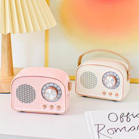Głośnik Bezprzewodowy Vinta | Retro Odtwarzacz Bluetooth | Klasyczny Styl z Nowoczesną Technologią