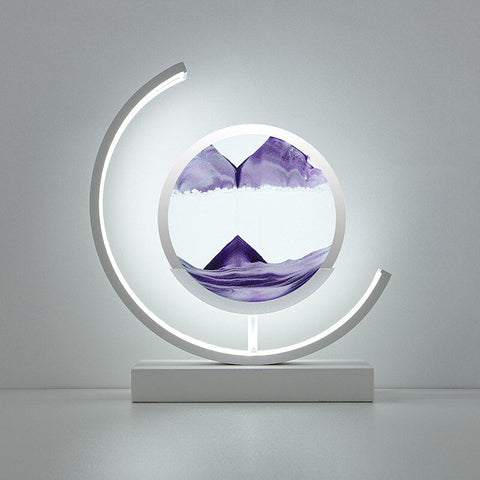 LuminPiask | Lampa LED z Ruchomym Piaskiem | Dekoracja Antystresowa