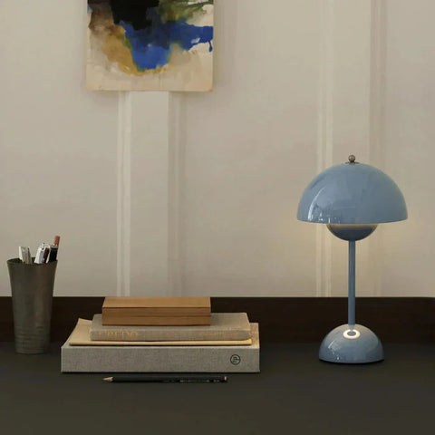 Bezprzewodowa Lampa Stołowa Orbio | Minimalistyczne Oświetlenie Biurkowe | LED USB