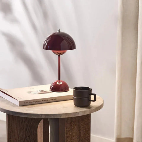 Bezprzewodowa Lampa Stołowa Orbio | Minimalistyczne Oświetlenie Biurkowe | LED USB
