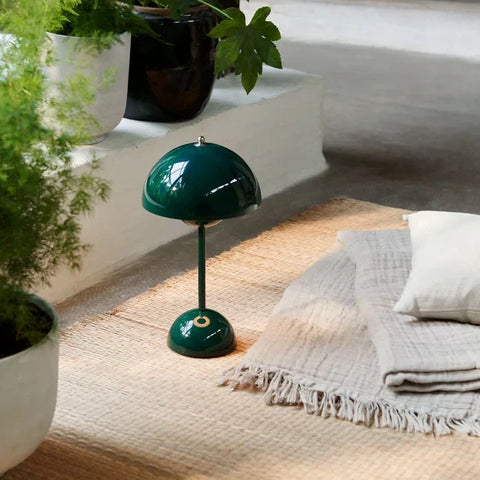 Bezprzewodowa Lampa Stołowa Orbio | Minimalistyczne Oświetlenie Biurkowe | LED USB