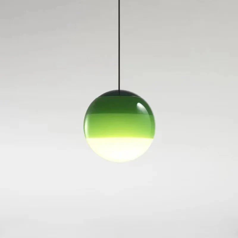 Lampa Wisząca Auro | Szklana Lampa Kula | Gradientowy Efekt Światła