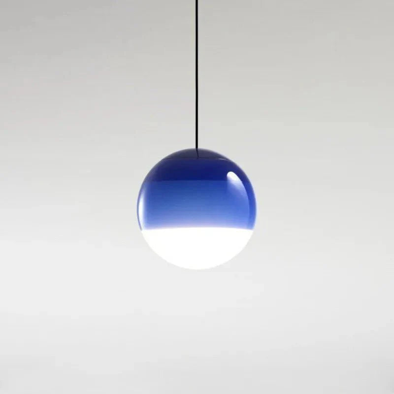 Lampa Wisząca Auro | Szklana Lampa Kula | Gradientowy Efekt Światła