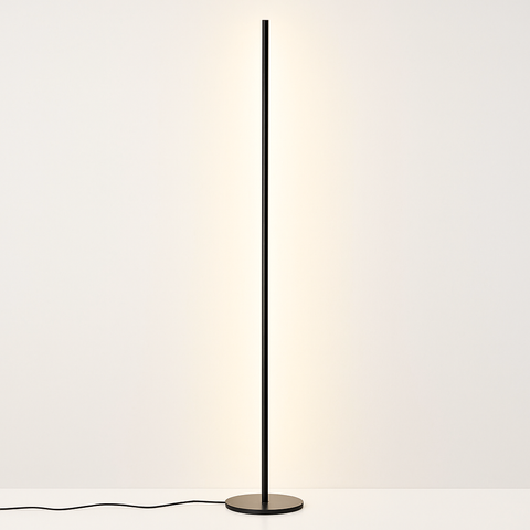 Lampa Podłogowa LED | Minimalistyczne Oświetlenie | Aluminium i Akryl